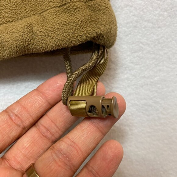 US Military Type II/III Cold Weather Fleece Jacket Men's S Reg Tan Elbow Patch - Picture 5 of 15